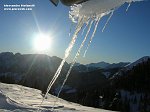 Ciaspolando nel vento ai Piani dell'Avaro (7 dic. 08) - FOTOGALLERY